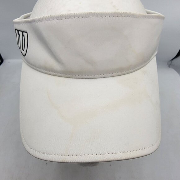 Wilson Tennis White Visor Hat Cap Adjustable Breathable Casual Sports - Picture 5 of 9